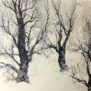 수묵담채화 이미지