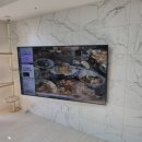 LG75인치 무타공 벽걸이 TV 설치 &amp; 삼성65인치 타공 시공 + 지성아이엔씨 시계 매립까지 완벽 시공 후기