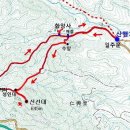 제214회 8월 21일 설악산 신선대 산행지도 및 산행안내문(강원 고성 토성면) 이미지