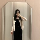 [제이드몽] 팝업 구매 후기 2탄 💕 세미 머메이드 스커트 • 글로우 볼륨 나시탑 • 미들 시즌 플루아...