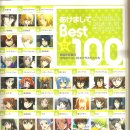 아니메쥬(Animage) 2009년 2월 캐릭터 인기 Best100 - 은혼 이미지