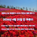 (토요힐링여행) 4월 25일 꽃길.숲길.감성까지~아산 봄축제 “피나클랜드 &amp; 산상의 화원 영인산 + 아산힐링여행 이미지