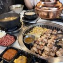 타이밍 | 거창 수양벚꽃 보고 꼭 가야 하는 맛집, 숙성돼지 거창점 (무한리필 미나리 삼겹살 찐맛집)
