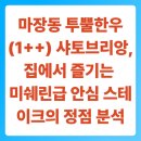 한우번식축산 | 마장동 투뿔한우(1++) 샤토브리앙, 집에서 즐기는 미쉐린급 안심 스테이크의 정점 분석
