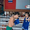 태국 여고생 무에타이 선수들의 훈련 수준...gif 이미지