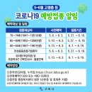 5~6월 고령층 등 코로나19 예방접종 알림 이미지