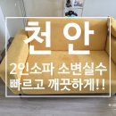 충남세탁 | [천안 소파세탁후기] 귀여운 반려견의 실수,걱정마세요!! 친환경이니까요