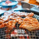 숯불위에돼지 | 동탄 영천동 맛집 육미정 숯불돼지갈비 제대로 먹고 온 후기