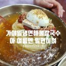 여름에 시원한게 몸보신이지! 가야밀냉면해물칼국수 본점. 은근 복날 강추