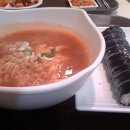 한끼 김밥 라면 이미지