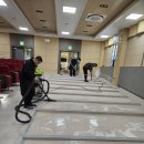 동해교육지원청 | 삼척 교육지원청 청소 둘째날 대회의실 바닥청소+마루/데코타일 왁스 2회로 깔끔 복원