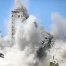 이스라엘, 가자시티 첫 대피령 뒤 12층 고층건물 공습 이미지