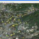 엑셀로 한국의 모든 산 위경도 좌표값 GPX,KML 트랙 만들기... 이미지