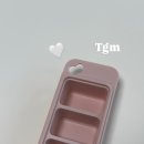 tgm 티지엠 하트 이유식 큐브 &amp; p.p 뚜껑