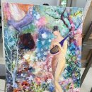 보이는 클래식 들리는 미술 | [잠실 성인취미미술] 봄을 그리는 시간, 꽃과 여인의 감성 그림