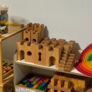 레인보우캐슬 | 바우슈필 캐슬 구매 후기, 바우슈필 공구 구매 활용 기록, 33개월 발도르프 교구 놀이