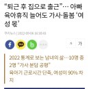 “퇴근 후 집으로 출근”… 아빠 육아휴직 늘어도 가사·돌봄 ‘여성 몫’ 이미지