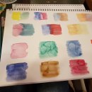 우리 동네 수채화 이미지