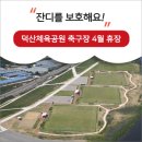 덕산생활체육공원 축구장 네이버블로그