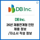 알커뮤니케이션스 | DB Inc. 채용연계형 인턴 채용정보 / 자소서 작성 정보 알려드립니다.