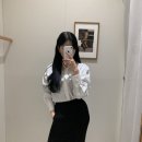 라인어디션현대백화점 | 연말룩 추천 SIE 시에 판교 현대백화점 루체 트위드 스커트 후기