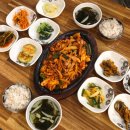 가정식 요리 | 부산 연산동 한정식 홍식당 진도가정식 바다요리전문점 오징어볶음 후기