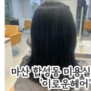 마산 합성동 미용실 이로운헤어 겨울 쿨톤 블랙 염색 추천 후기