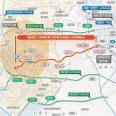 경인고속도로→제1경인~제4경인고속도로 노선도 이미지