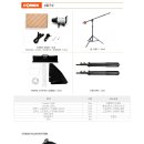 쇼핑몰 조명[포맥스400 3조-스탠드2조+붐형1조]&누끼배경키트 팝니다 이미지