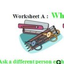 What's In Your Pencil Case? Worksheets A, B and C 이미지