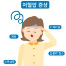 저혈압 수치와 저혈압 증상 이미지