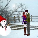 눈사람 이미지