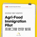 ✅[성공한사람들] 캐나다 정육이민 Agri-Food Immigration Pilot 프로그램 연장 발표 _ 2025년 5월 14일 까지 이미지