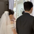 웨딩 본식 헤어 장식 추천_오간자 실크 드레스