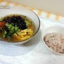 도토리묵밥 만들기 온묵밥 도토리묵국 레시피 묵사발 육수 만드는법 이미지