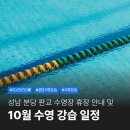 둔촌대로(대로3-10) | 2025년 10월 성남 분당 수영 강습 일정 및 휴장일 정리
