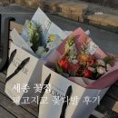 피고지고 | 세종 꽃집 피고지고 상견례 꽃다발 내돈내산 후기