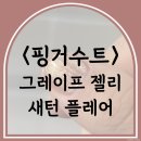 아트폴리쉬 | 핑거수트 자석 네일 물광 폴리쉬 그레이프 젤리 새턴 플레어 조합 +자석 리뷰
