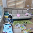 도우펜션 | 충북 괴산 따봄 스테이 키즈 캠핑장 명절 캠핑 후기(실내 미온수 수영장 모래 놀이터 실내 놀이방 타프...