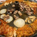 파김치솥뚜껑생삼겹살