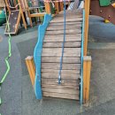 동산어린이공원 | 대구시 00동산 어린이공원 어린이놀이터 조합놀이대 파손 목재 교체 작업후기