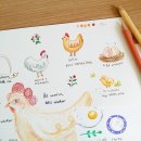 아기자기한 색연필 일러스트 이미지