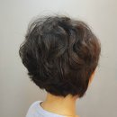 50대 중년 여성 헤어스타일 단발머리 커트머리에서 퓨전아이론 솔리드펌 이미지