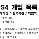 PS4 한국어화(한글화), 독점 및 발매예정 목록 (07월08일 기준) 이미지