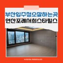 부산입주청소잘하는곳 연산포레서희스타힐스 도와드렸습니다