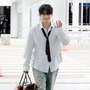 오늘자 파리패션위크 출국하는 제니 뷔 카이 이미지