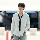 오늘자 파리 패션위크 참석차 출국하는 제니, 뷔, 카이 이미지