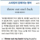 throw out one's back 이미지