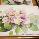 수채화 일러스트 이미지