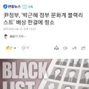 [정치]尹정부, '박근혜 정부 문화계 블랙리스트' 배상 판결에 항소 이미지